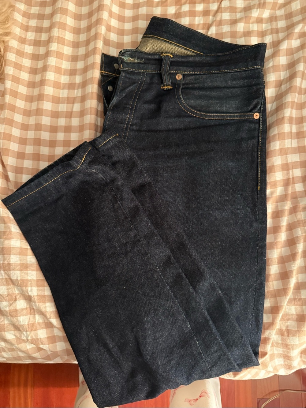 Men’s double RL jeans size 34x32 (altered length ) slim fit
